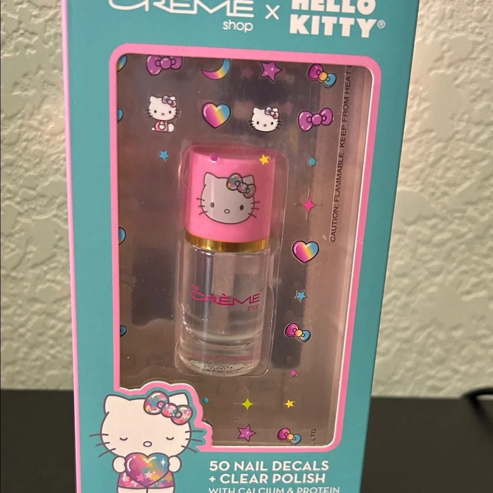 The Creme Shop x Hello Kitty Nail Decals & Clear Polish - Picture 2 of 3